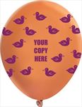 11WRP-FAS 11 Fashion Opaque Wrap Latex Balloons with custom imprint